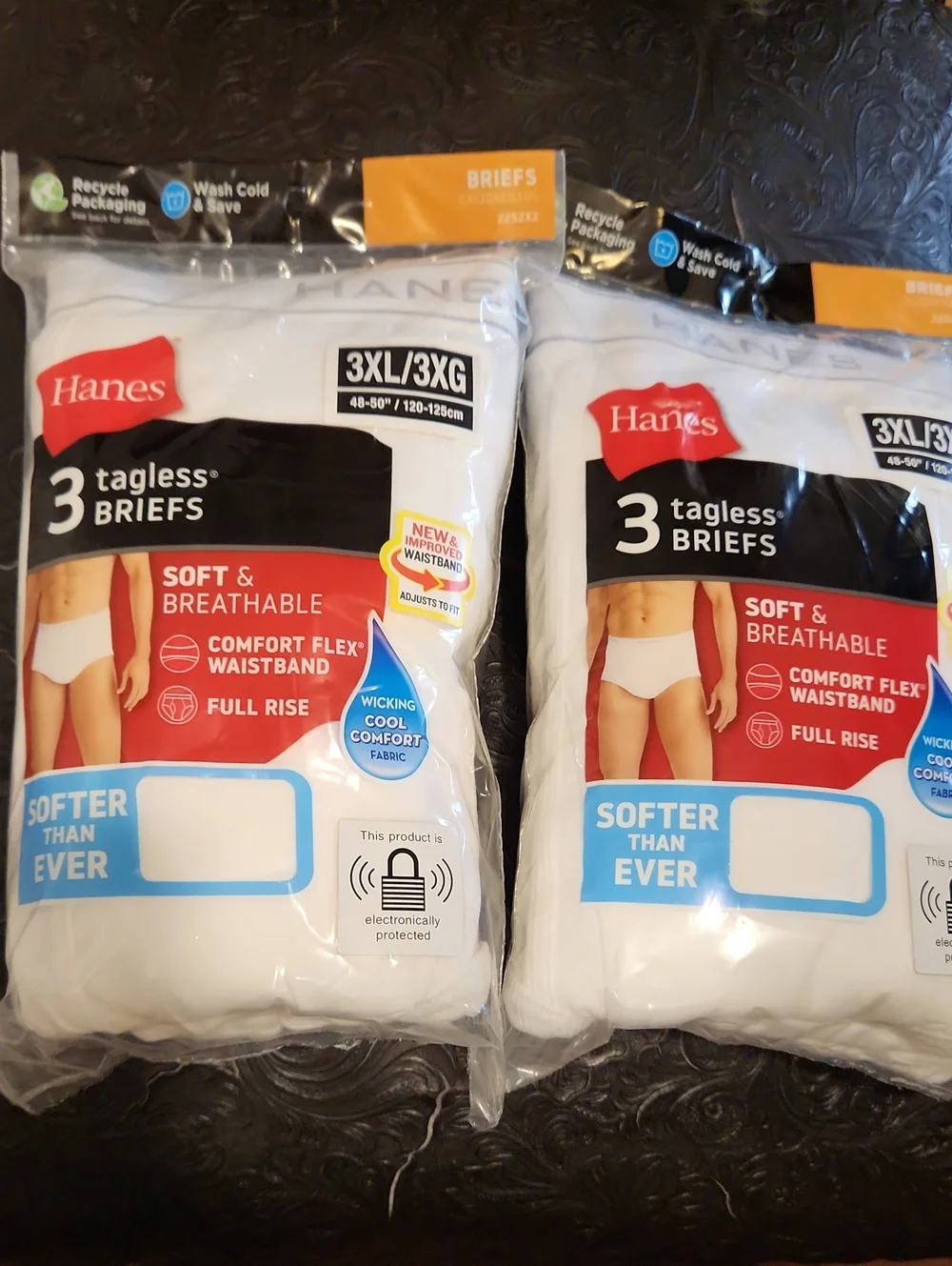 2 Packages Of White Briefs